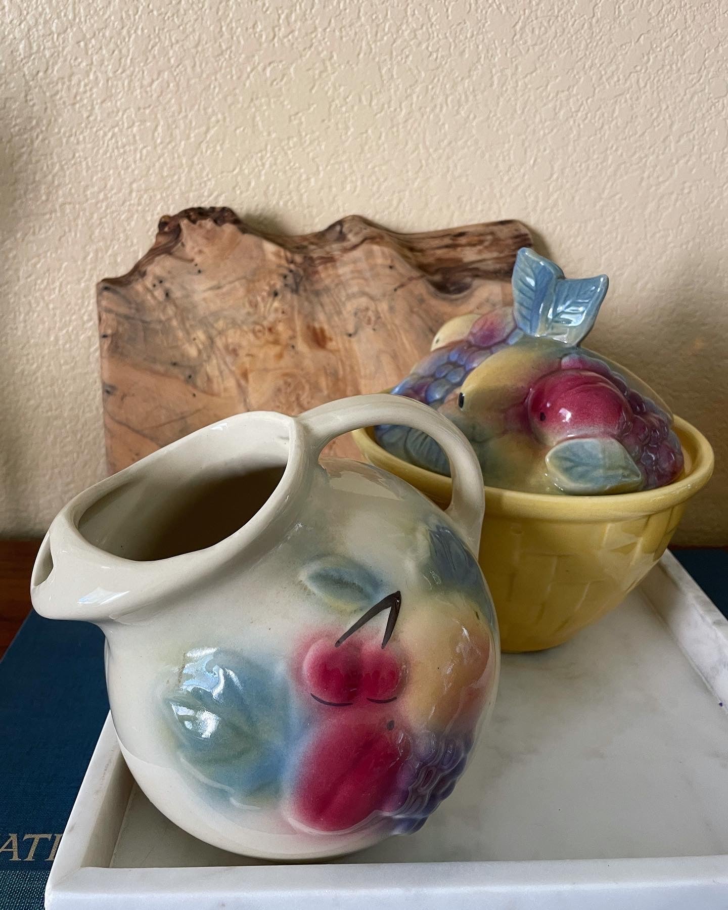 Shawnee Pottery Fruit Basket Cookie Jar