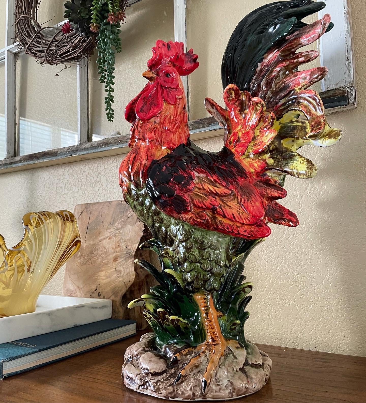 Rooster Sculpture