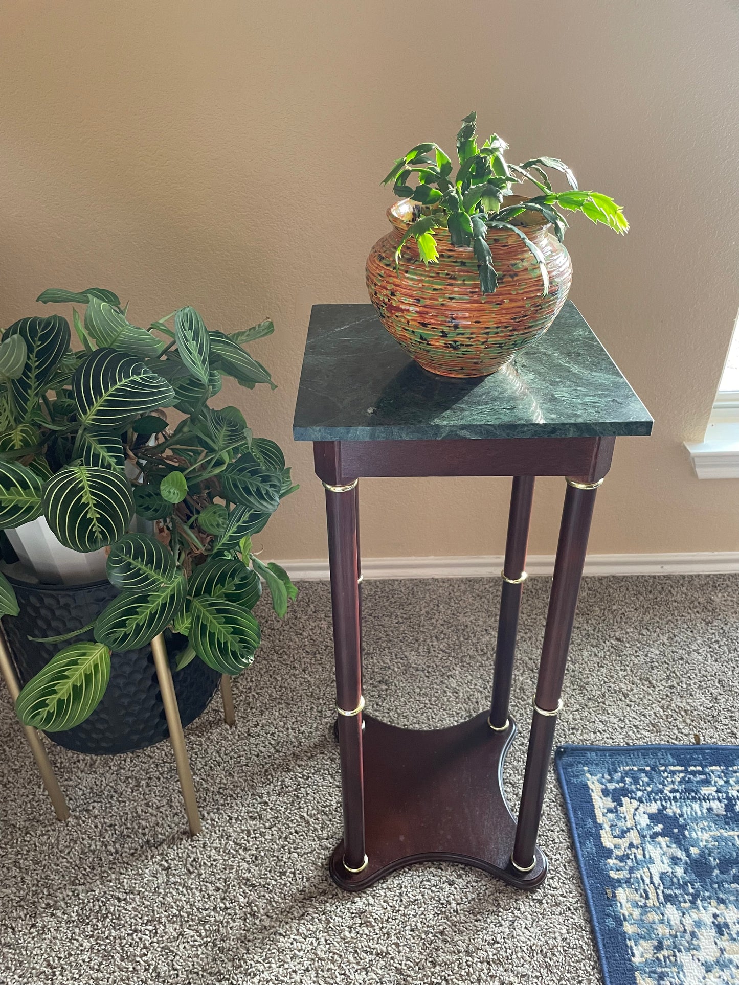 Marble Plant stand