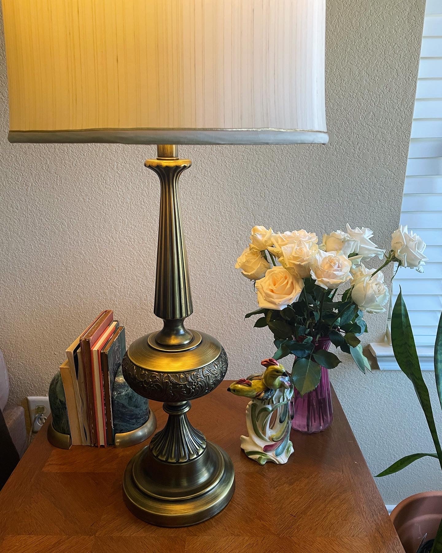 MCM Rembrandt Vintage Lamps. Set of Two Vintage MCM Lamps. Brass Lamps. Pair of Vintage Brass Table Lamps.