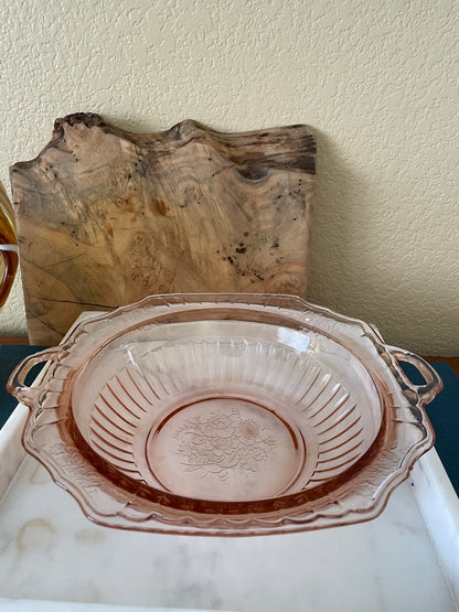 Pink Serving Bowl