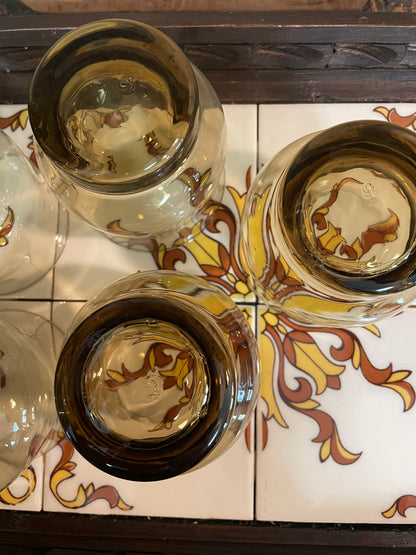 Impromptu Tawny Brown Libbey Glassware