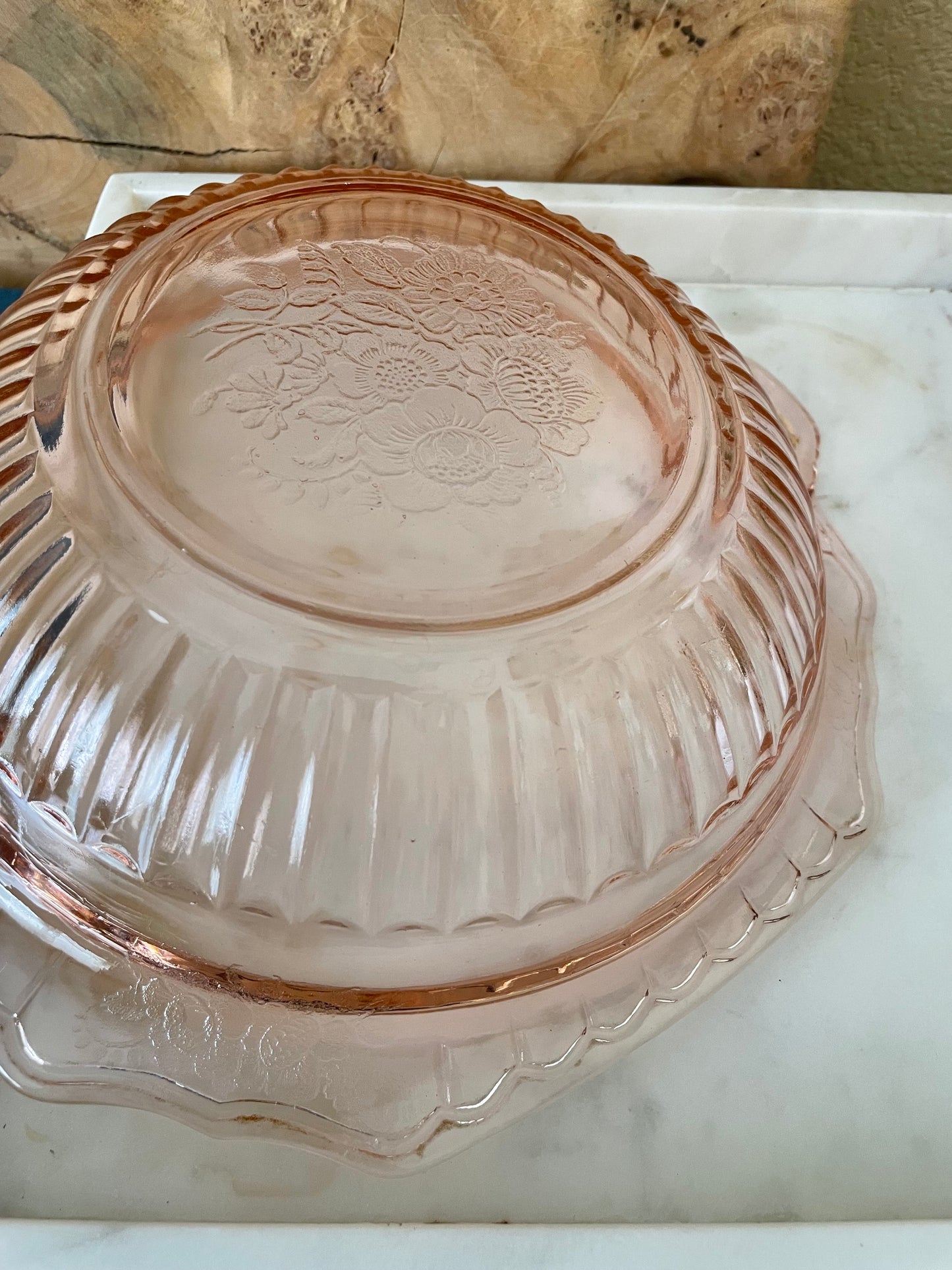 Pink Serving Bowl