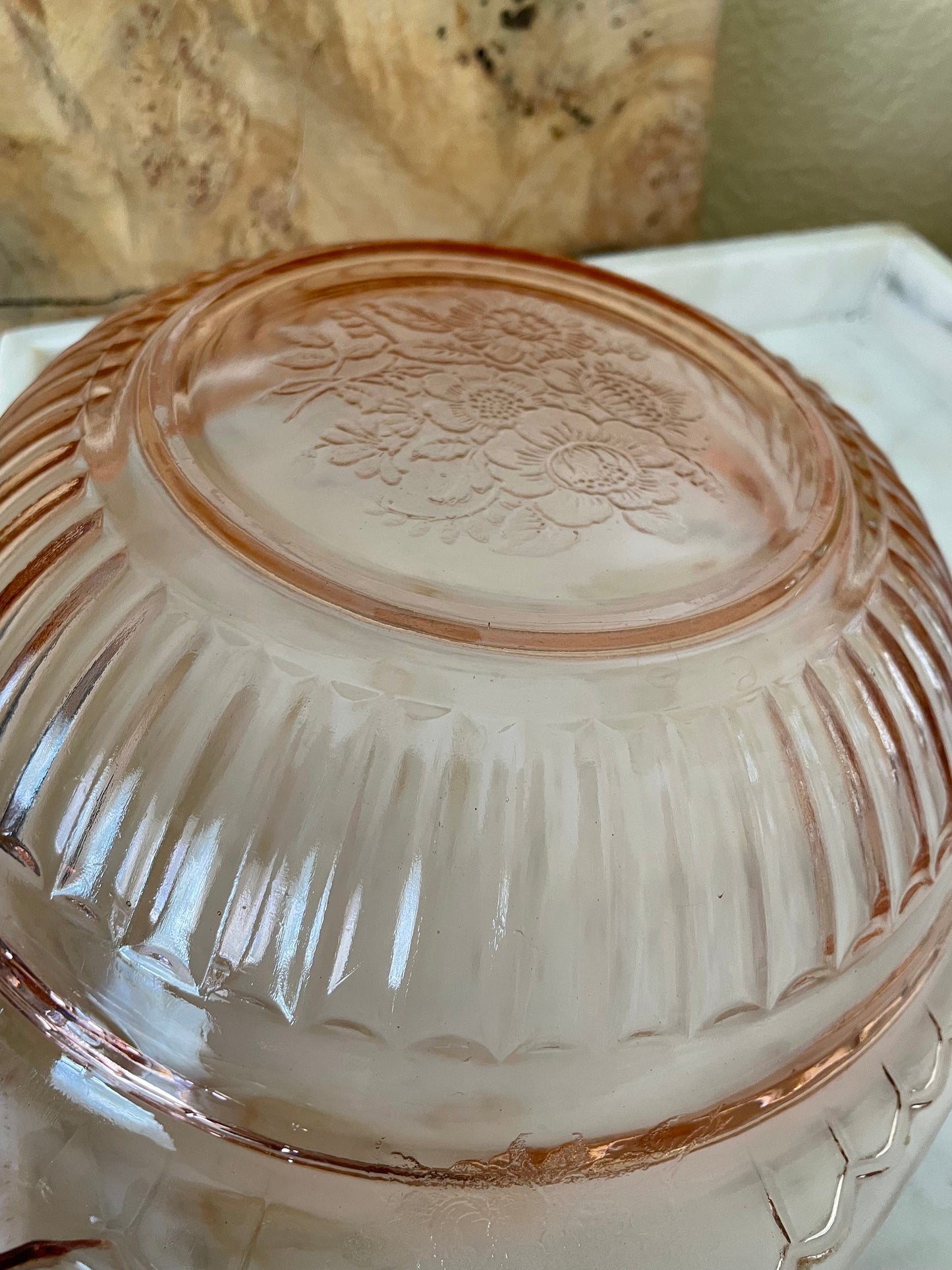 Pink Serving Bowl