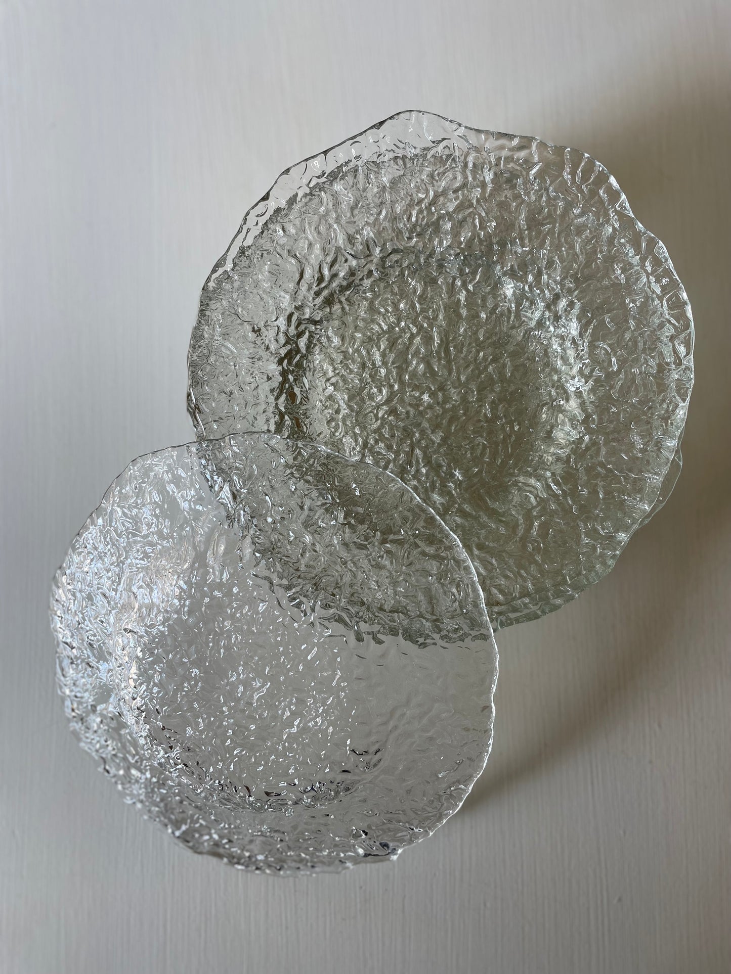 Free Form “frozen ice” Plates