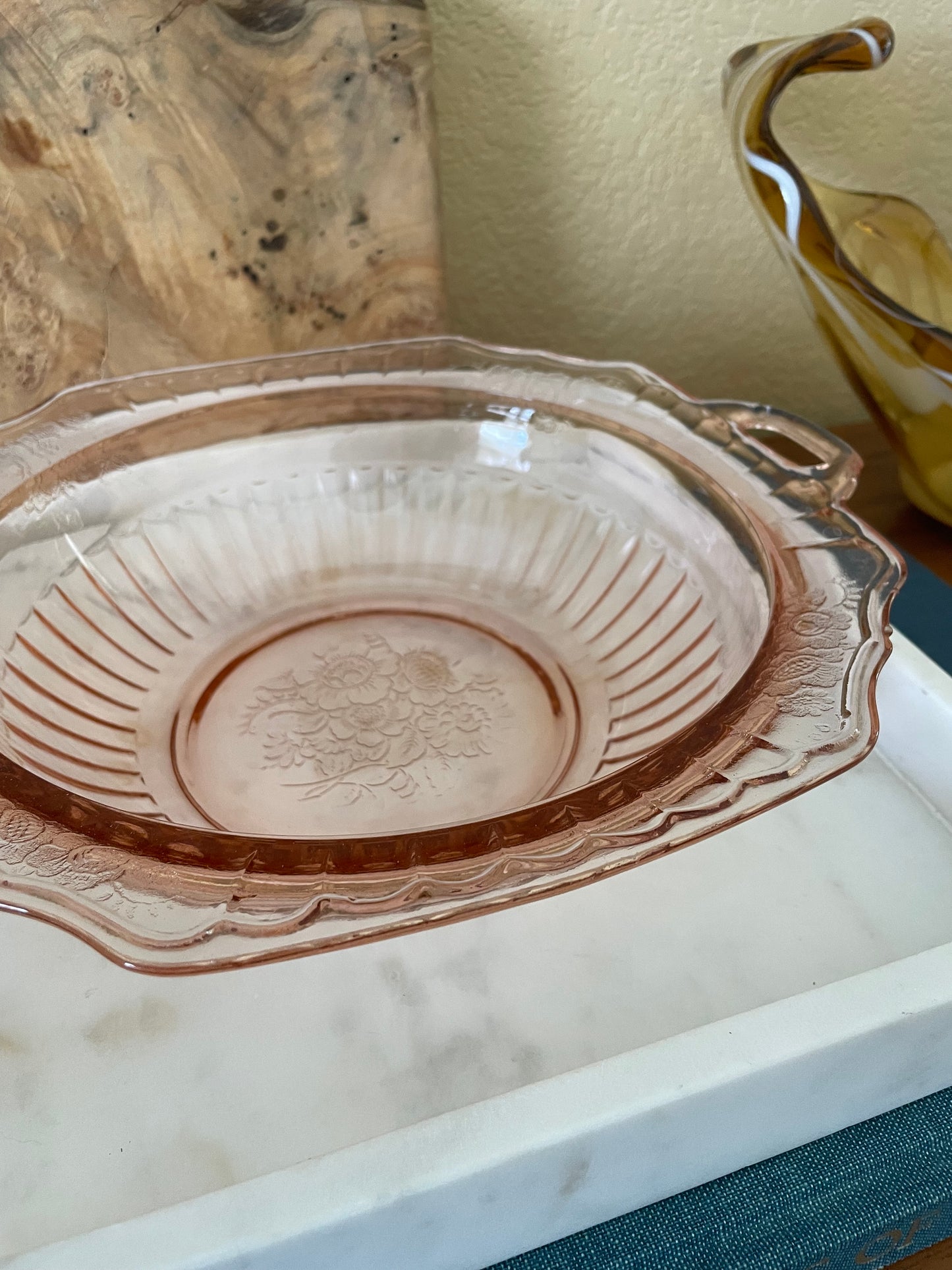 Pink Serving Bowl