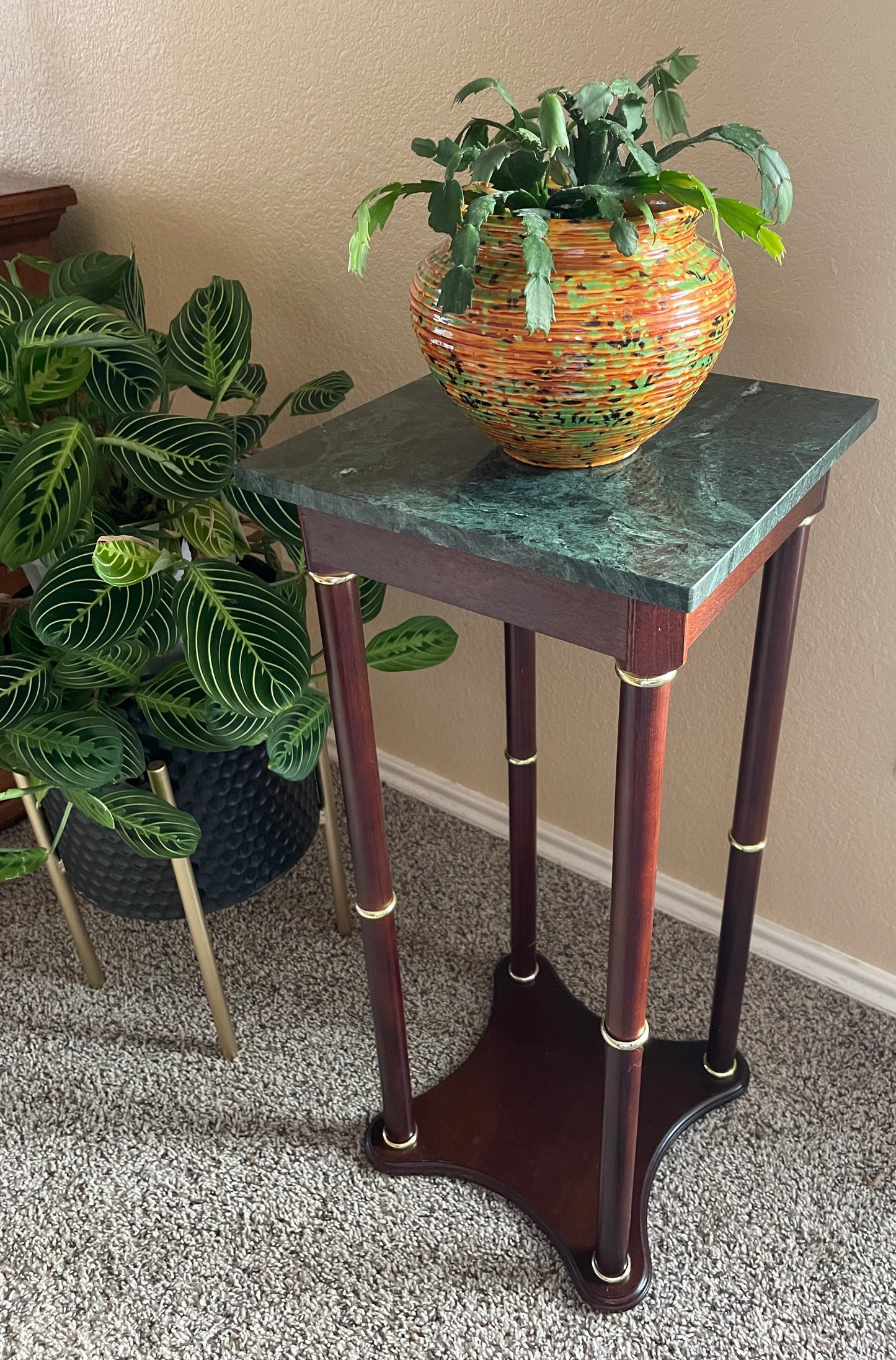 Marble Plant stand