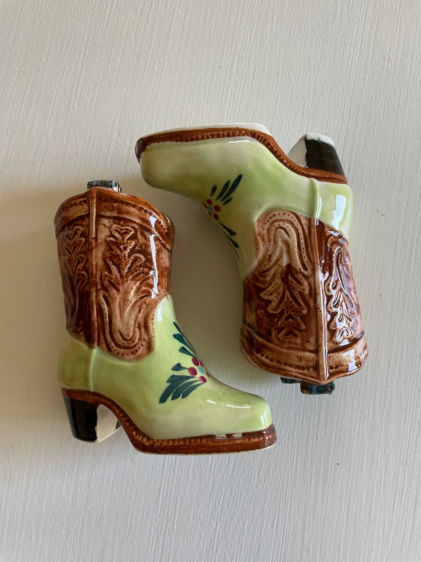 Ceramic Cowgirl Boots