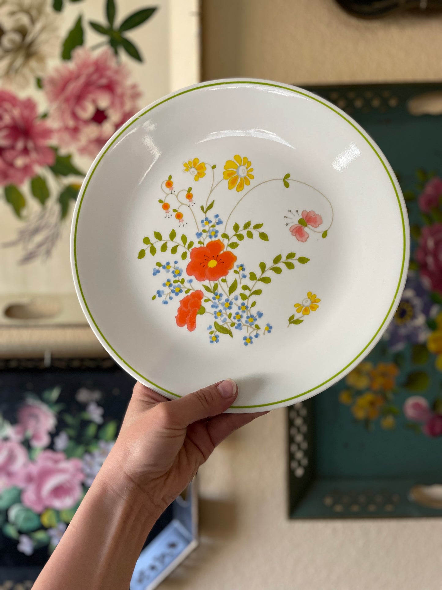 Floral Plates