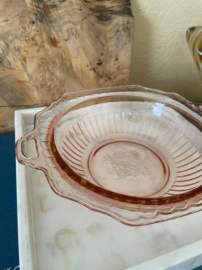 Pink Serving Bowl