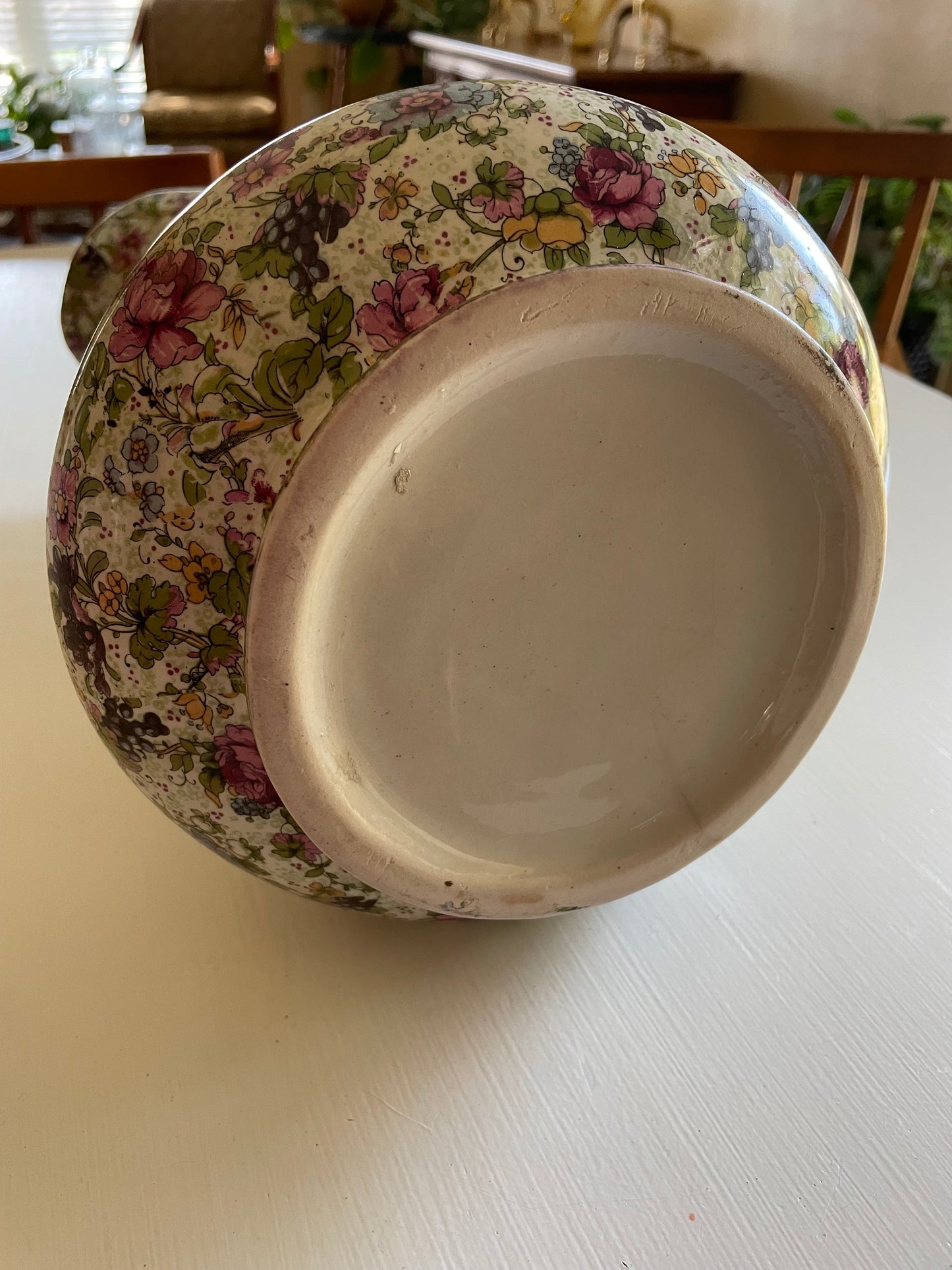 Floral Porcelain Pitcher