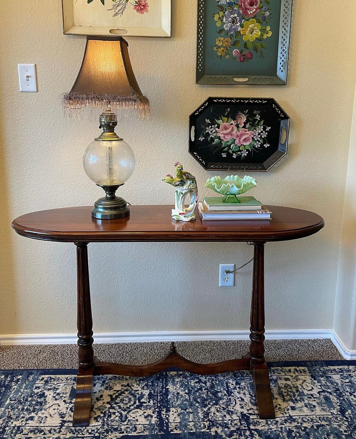 Vintage Victorian Style Sofa Table