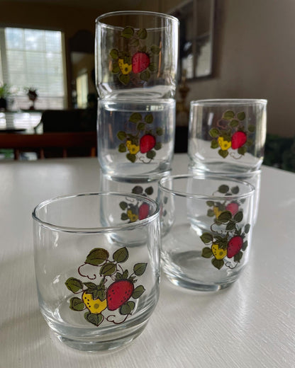 Sears Strawberry Glassware