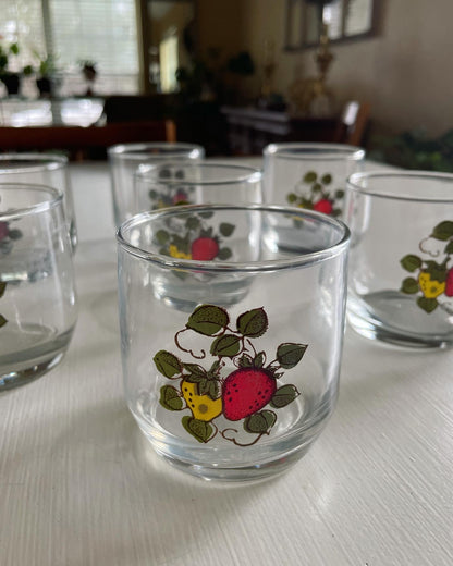 Sears Strawberry Glassware