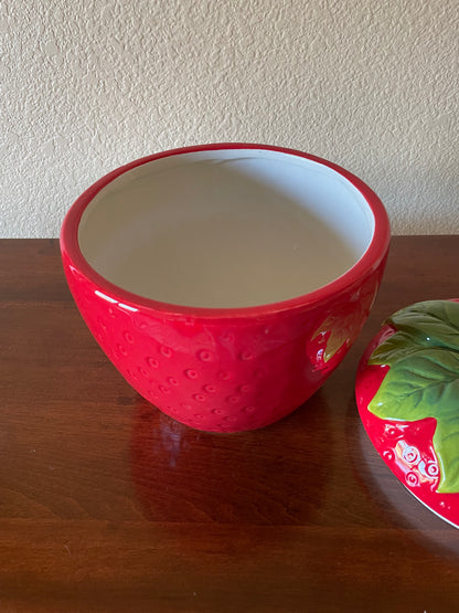 Strawberry Cookie Jar