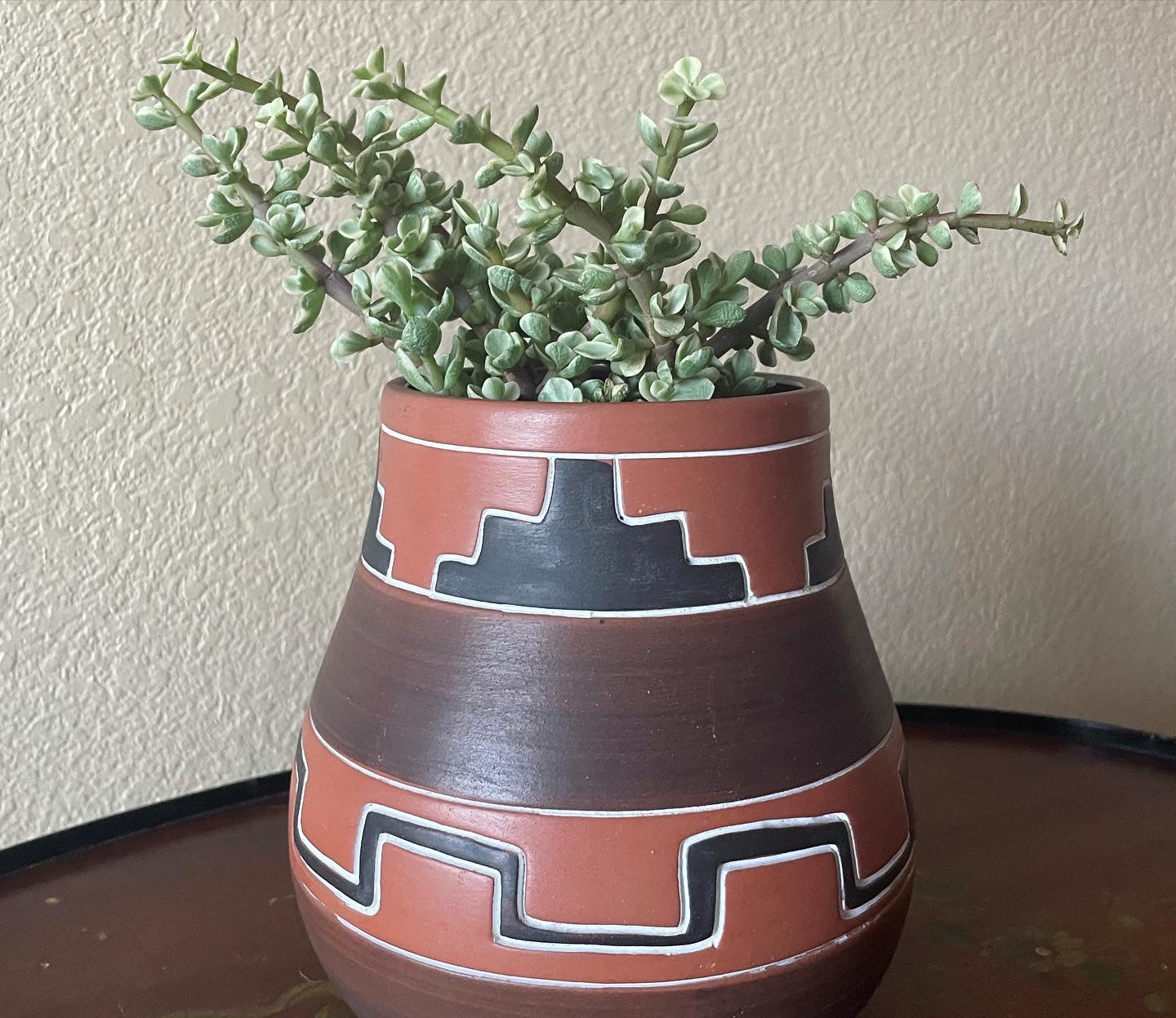 Hand Painted Southwestern Clay Pottery.